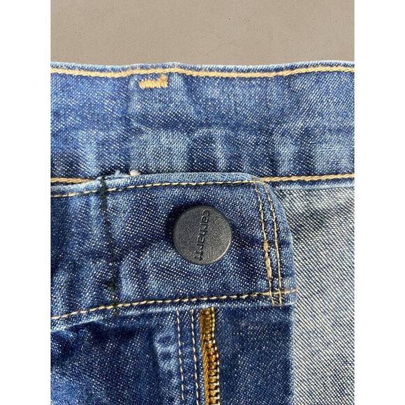 Carhartt FR Jeans Mens 42x30 Blue Straight Flame Resistant 280-83 Utility Work - Picture 3 of 14